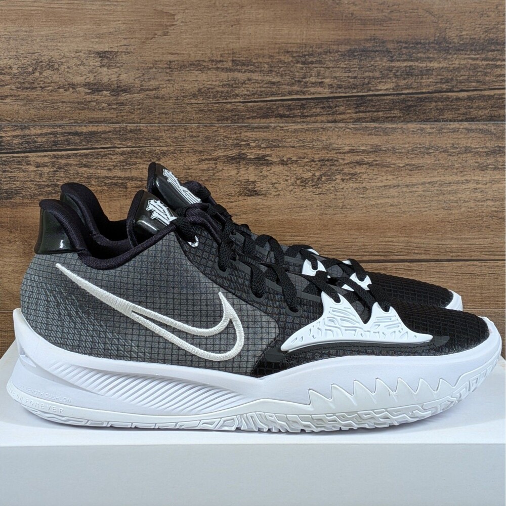 Nike Kyrie Low 4 TB Men's 12 Black White Basketball Shoes DA7803-001
